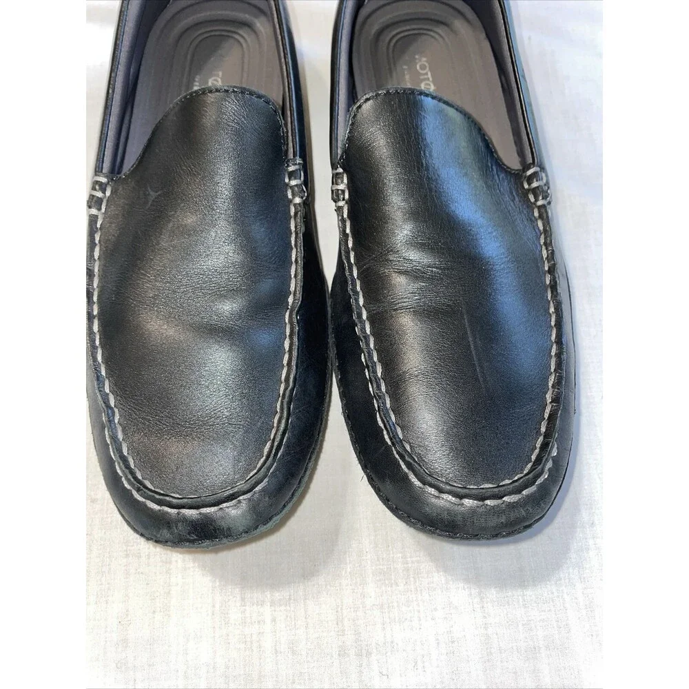 Cole Haan Grand O’s Driving Mocs Men’s Size 7 M Black Leather Motogrand Slip On